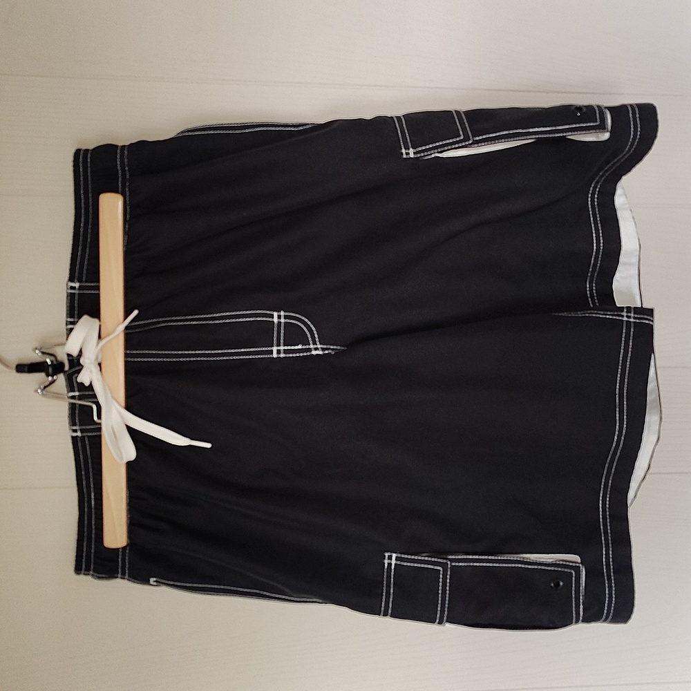 Speedo Board Shorts Swim Trunks Black Size M